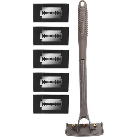 Rasoir de dos rétractable à long manche, tondeuse corporelle pour homme, épilateur de poils avec poignée extensible en plastique (1/5)