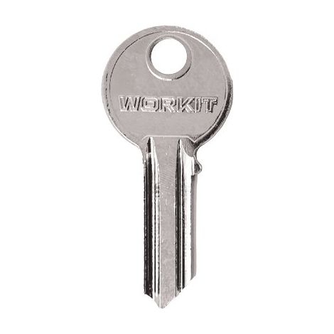 CHIAVE PIATTA WORKIT X S001-C001 - OTTONE CROMATO- 5 pezzi