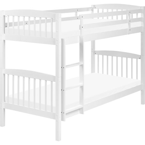 Litera madera de pino blanca 90 x 200 cm dormitorio de niños Revin (1/5)