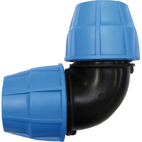 Raccord polypropylène haute densité manchon coudé 90° - Série 1012 Ø16