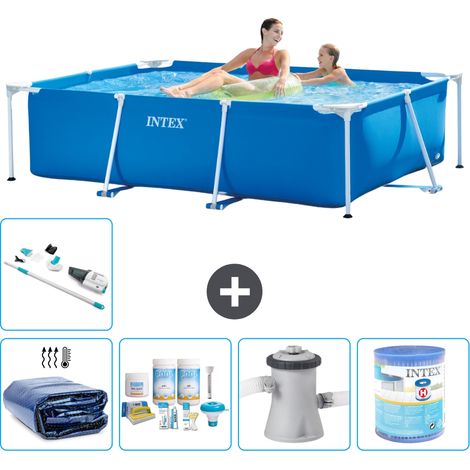 Intex Piscine Tubulaire Rectangulaire - 220x150x60 cm - 6-pièces  S40016 (1/5)