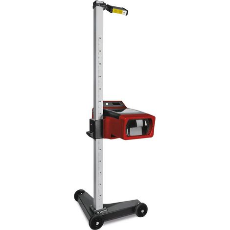 Sodise – Réglophare mobile à double visée laser – Aluminium – Luxmètre digital – Pointage laser pour feux Led, Xénon, Halogène – Station mobile 3 roues