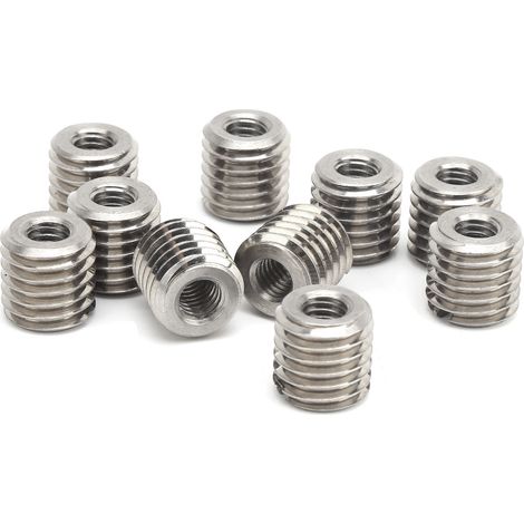 10 inserts filetés mâle femelle réducteurs en acier inoxydable, écrous de réparation, visserie quincaillerie. (1/5)