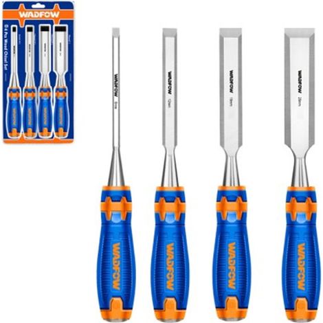 Set 4pz Formones para Madera WADFOW