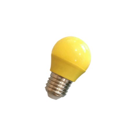Lampada A Led E27 G45 4W 220V, 5 Colori Disponibili (Giallo)