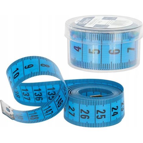 Tailor's Tape Measure In Case - Flexible 150 Cm Measuring Scale (1/5)