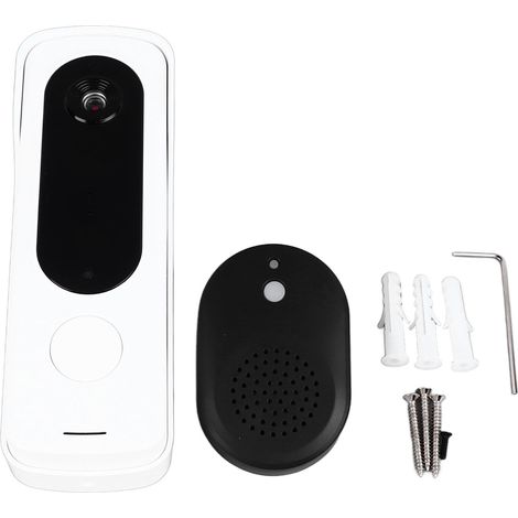 Sonnette vidéo avec interphone HD étanche et télécommande pour la sécurité de votre domicile-AquaForge
