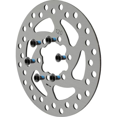 Bremsscheibe 120 mm, 6 Löcher Kompatibel mit E-Scooter Gilt für E-Flex Xerider Egret Ten Kukirin G2 Pro SXT Ultimate Lite Vsett 9 Vsett 9+