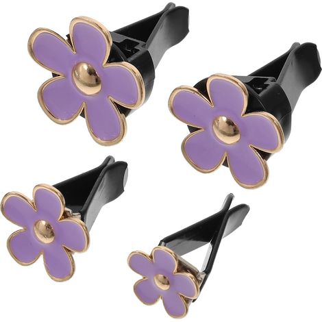 Lufterfrischer Clips kleines Gänseblümchen Design 4 Stück