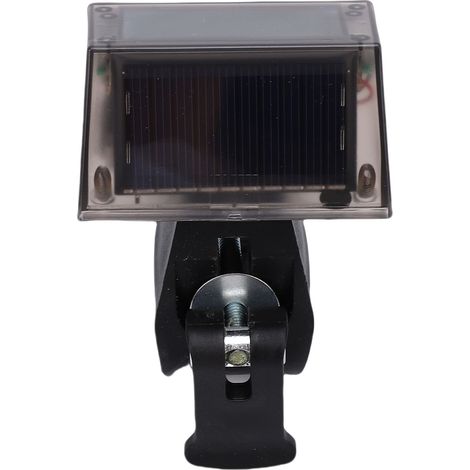 Horloge électronique solaire lumineuse pour moto avec affichage de la température, du calendrier et de l'heure (bleue) (1/5)