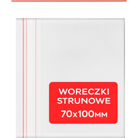 SACCHETTI CON CHIUSURA A ZIP 70/100 100 pezzi