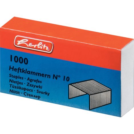 Punti metallici Herlitz Mini, 1000 pezzi (1/2)