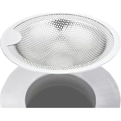 Filtre d'évier pour évier de Cuisine Récupérateur d'aliments à Mailles Passoire en acier inoxydable pour évier Pour cheveux, légumes, fruits, débris, maison, appartement, sall (1/5)