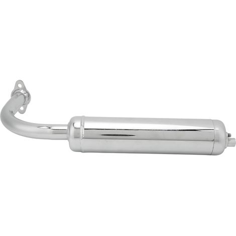 40-mm-Motorradauspuffrohr für 49-80-cm³-Motoren, eloxiertes Aluminium, belüftetes Anschlussstück, geeignet für Roller, Mopeds und E-Bikes (1/5)