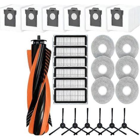 25 pour X70 Sweeping Machine Accessoires Main Side Brosse Serpillière Filtre Dust Bags (1/4)