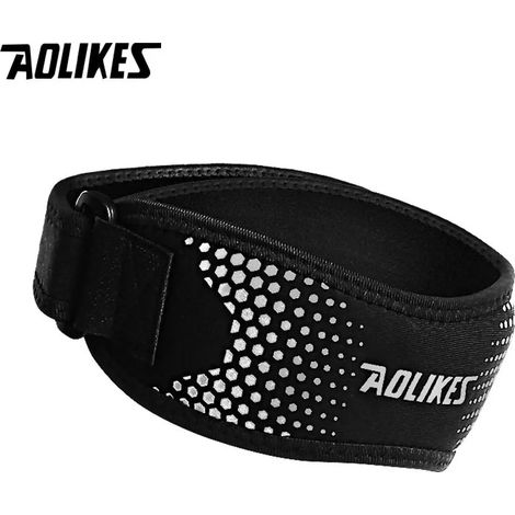 Genouillère, soulage les douleurs au genou, sangle de soutien rotulien, adaptée au basketball.