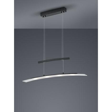 Suspension LED SAMOS noire 80cm dimmable tactile RL (1/3)