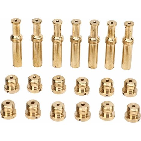 Kit gicleur principal intermédiaire pour carburateurs S&S B E G, 35-0995 bronze remplacement gicleur carburateur (1/4)