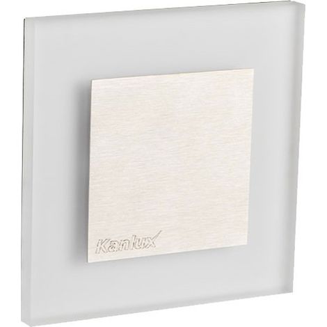 Luminaria LED cuadrada para escaleras Apus LED CW 0,8 W 12 DC 15 lm Clase III IP20 Color frío 6500 K Acero inoxidable 23107 (1/5)