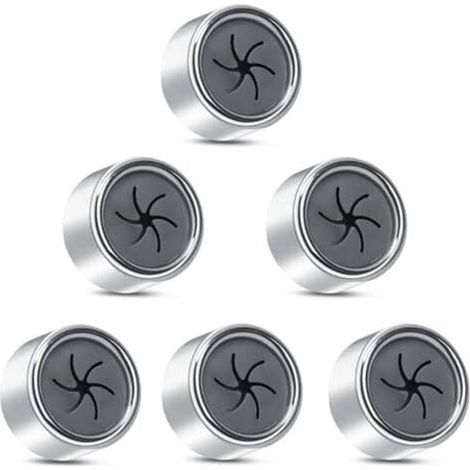 CSPARCV 42 mm x 23 mm, 6er-Set Handtuchhalter, Küchenhandtuchhaken, runde Handtuchhalter für Küche, Bad und Haushalt, Küchenhandtuchständer, kein Bohren erforderlich (1/5)