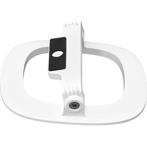 Support Projecteur Bureau Réglable, Support Vidéoprojecteur Universel avec Vis 1/4", Base Lestée Stable Charge 4kg, Angle Réglable 15°, Compatible Caméra/Beamer, PC+ABS Blanc (1/5)