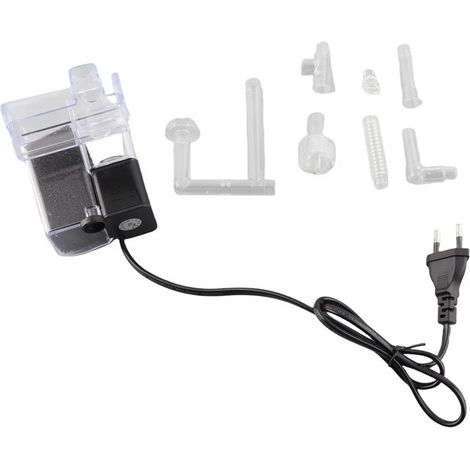 BelleRise - Filtre cascade aquarium – ZY-003B 280 l/h silencieux – pour bocal poissons 20-60 L (1/5)