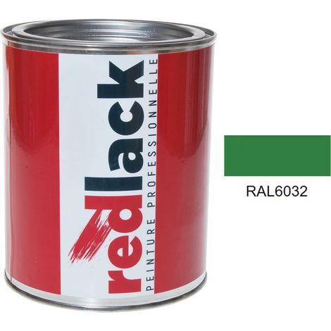 Barattolo da 1L di vernice – RAL 6032 – Verde sicurezza – lucido – multisupporto – Redlack