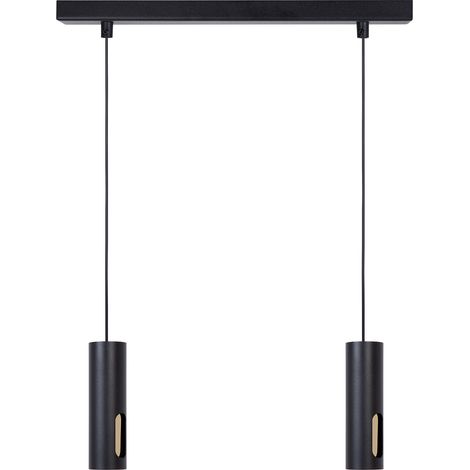 Lampada a sospensione Flow nera oro 2xGU10 Sigma Lighting (1/3)