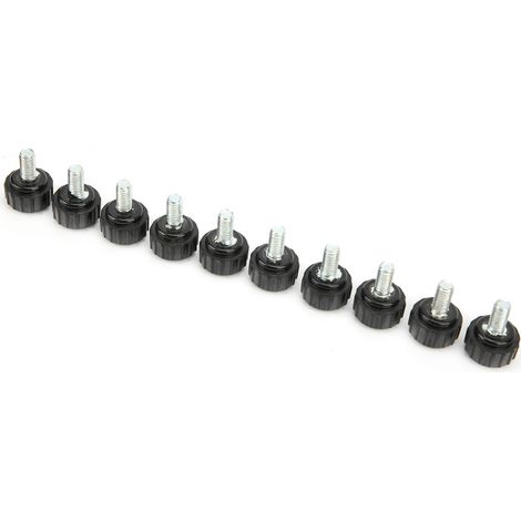 10 Stück Spannknopf-Verriegelungsgriff M5x16x10 für Schraubstock und Drehbank (1/5)