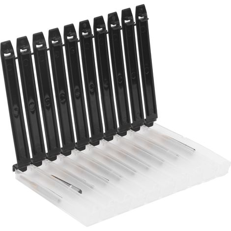 10 tarauds à revêtement HSS haute dureté pour machines à tarauder, forets de filetage M1,6 x 0,35 (1/5)