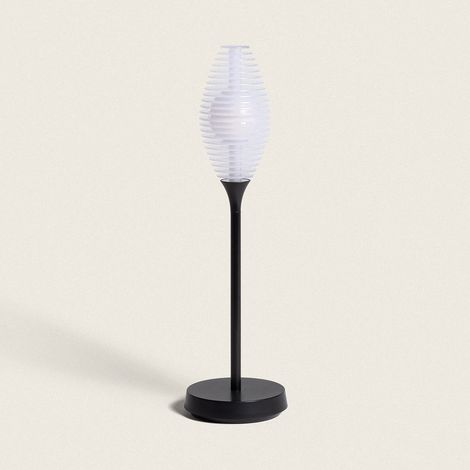 Lampada da Tavolo LED 3W Portatile con Batteria USB Ricaricabile Dukuza Nero