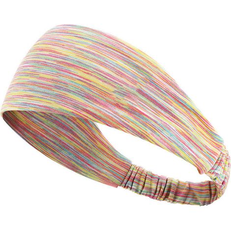 Bandeau De Sport - Nylon Respirant Absorption Humidité - Pour Fitness Yoga Course - Lot De 1 (1/5)