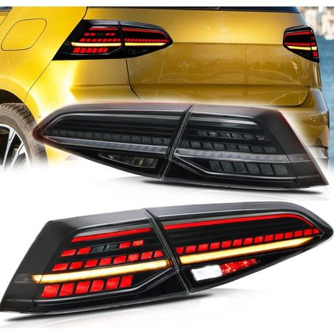 Feu arrière VW Golf 7 MK7 MK7.5 2014-2020 – Clignotant séquentiel – Construction étanche en plastique ABS – Plug and Play (1/5)