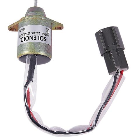 Válvula solenoide de apagado de llama de 12 V 1503ES-12S5SUC12S 119233-77932 es adecuada para Kubota Yangma()