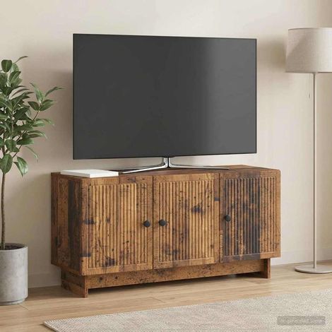 TV-Schränk Altholz 99 x 34,5 x 50 cm Holzwerkstoff (1/5)