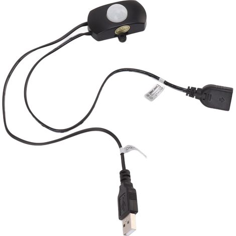 Détecteur de mouvement intelligent USB à capteur PIR pour ruban LED, 5 V à 24 V CC
