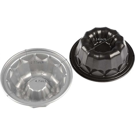 Moule à mini-gâteaux cannelés, lot de 6, 12 cm (4,7 pouces) (1/5)