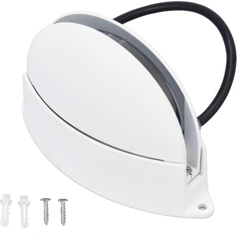 Applique murale LED semi-circulaire lumineuse à 180° pour rebord de fenêtre, couloir ou salon, AC85-265V, lumière blanche