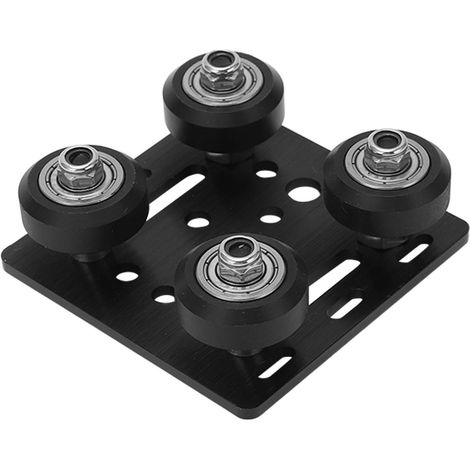 Riemenscheibensatz aus reibungsarmer Aluminiumlegierung mit V-Rollen, V-Rollenhalterung für CNC-Werkzeugmaschinen (1/5)
