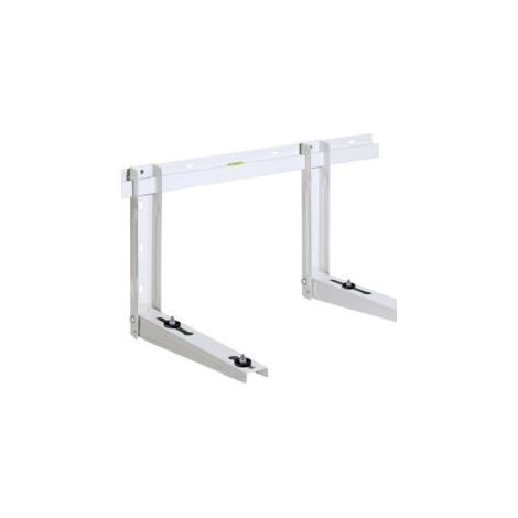 Support mural réglable 550 x 400 x 800 mm – Acier zingué anti-corrosion – Pour groupe extérieur climatisation et pompe à chaleur