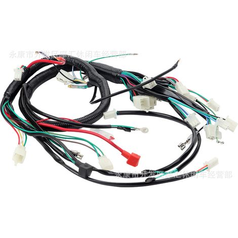 ATV ATV four-wheeled motorcycle parts, European standard 125-250CC, complete vehicle wiring harness assembly, steering function. (1/4)