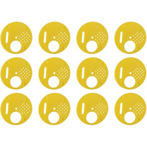 Pair - SJLERST Lot de 12 portes d'entrée en plastique pour ruches et ruches d'abeilles (1/5)