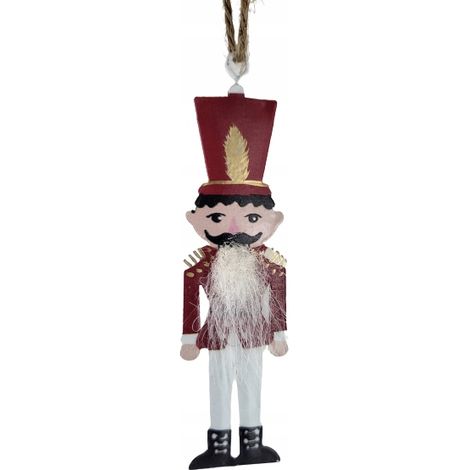 Pendentif soldat casse-noisette en métal (1/5)