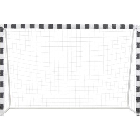 Maison Exclusive - Fußballtor 300 x 200 x 90 cm Metall Schwarz un