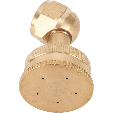 Raccord de tuyau réglable en laiton à 5 trous compatible avec M14, excellent choix pour l'arrosage des plantes dans les zones vertes publiques (courbé) (1/4)