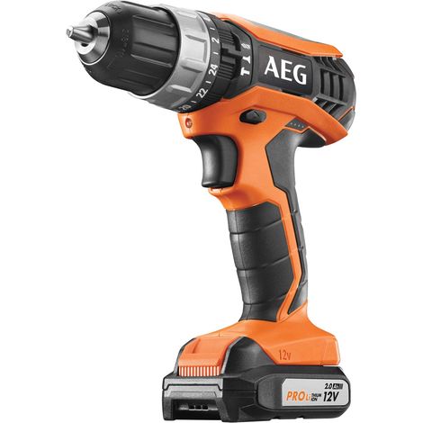 Perceuse à Percussion Compacte 2,0Ah, 12V, 2 Vitesses - Mandrin 10mm - Livrée avec 2 Batteries Pro Lithium à Glissière 12V, 1 Chargeur et 1 Coffret - BSB 12G3 LI-202C (1/4)