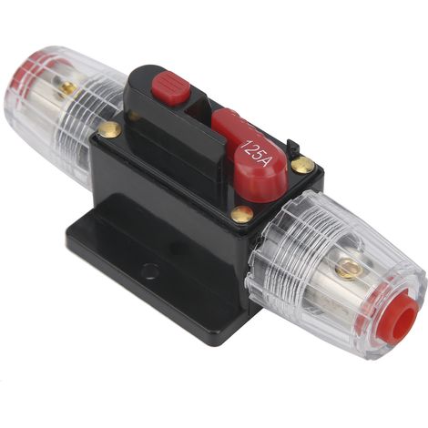 12-24V 125A Stereo-Audio-Leistungsschalter mit selbstwiederherstellendem Sicherungshalter für Auto und Boot (1/5)