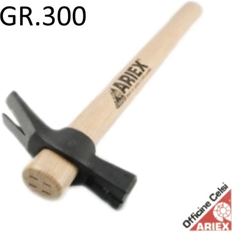 MARTELLO CARPENTIERE GR.300 CON MANICO IN LEGNO