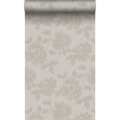papier peint roses taupe clair - Origin Wallcoverings (1/5)