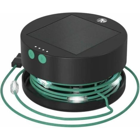 AIPERQ Rechargeable Solar Outdoor Camping Lights, Waterproof LED String Lights